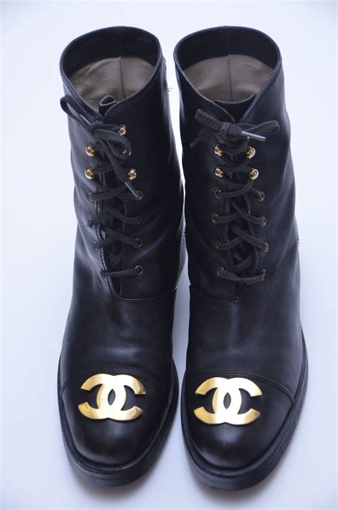 chanel combat boots fall 2019|vintage Chanel combat boots.